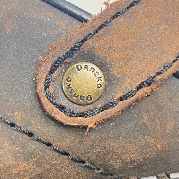 DANSKO Ingrid Slip On Mules Leather in Antique Brown Oiled Size 39 (US 8.5-9) - Picture 11 of 16